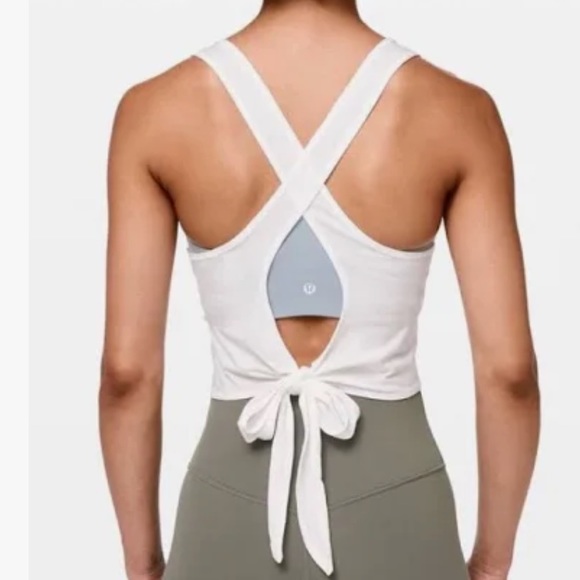 lululemon athletica Tops - Lululemon Turn To Tie Tank White
Wrap Sleeveless